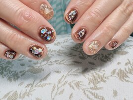 〈季節アートネイル〉