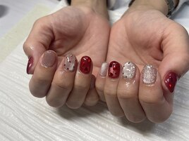 ハートホロネイル