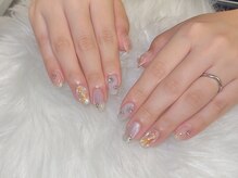 ENAIL　高田馬場店/埋め尽くしビジューネイル