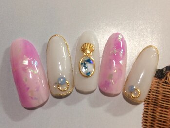 可愛い夏ネイル Pg ネイルサロン リリオ Nail Salon Ririo のフォトギャラリー ホットペッパービューティー