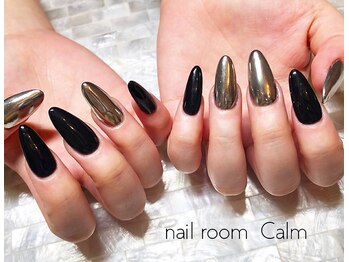 ネイルルーム カーム(nail room Calm)/BLACK★mirror