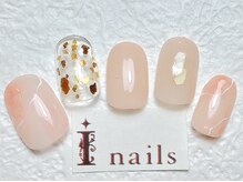 アイネイルズ 梅田店(I nails)/ふんわりマーブル ¥7700