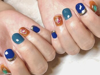 ＊jewelry stone nail＊　Art90
