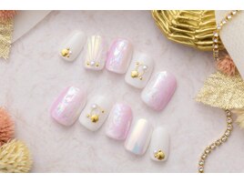 6600円　シェル　オーロラネイル