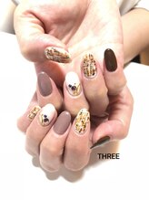 ネイルアンドまつげエクステ専門サロン スリー(THREE)/ツイード