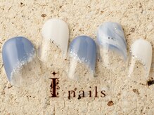 アイネイルズ 町田店(I nails)/クリアななめフレンチ8480円