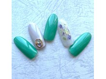 ミュナ(myuna)/フレッシュミントグリーンネイル