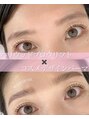 まつ毛エクステ ネイル専門サロンマドモア プティット(MADEMORE petite) バランスの良い眉とまつげへ整えてます。