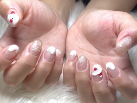 ☆ホワイトクリスマスネイル☆