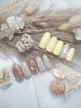 コリヌネイル(Colline Nail)の写真/【巽ヶ丘駅/白沢駅徒歩5分】定期的に新しい定額デザインが楽しめる！シンプルで大人上品なネイルをお届け♪