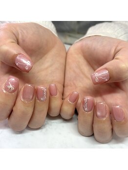 福袋ネイルリボン