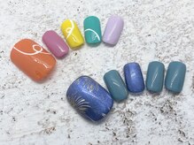 タネモト(Tanemoto)/7月フットネイル¥7700