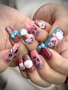 ネイルサイン ラフラフ(NAIL SIGN ROUGH LOUGH)/パンチュなあの子、大人気