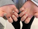 ショートネイルニュアンスネイル