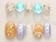 ノーネイル 蒲田(NO NAIL KAMATA)の写真/お手頃PriceでNONAIL限定design【写真】新作7/1～夏満喫☆ビーチネイル×人魚のウロコネイル¥4990♪蒲田駅