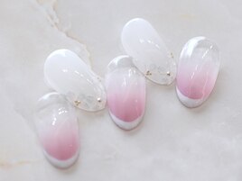 フラワーフレンチ☆ホワイト