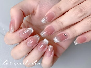 春ネイル ワンホン チーク