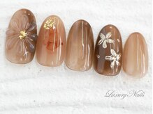 ラグジュアリーネイルズ タカダノババ(Luxury Nails Takadanobaba)/ぷっくり*フラワーNail