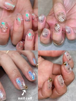 ネイルジョブ(NAIL JOB)の写真/トレンドのミラー重ねマグネット/ブレンドワンカラー (調合)/新作パーツ/選べるベースジェルやデザイン
