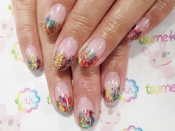 ネイルサロン 爪吉/スタッフネイル☆ホイルアート