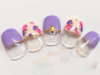 ネイルズガッシュ 蒲田東口店(NAILsGUSH)/リトルフラワー♪
