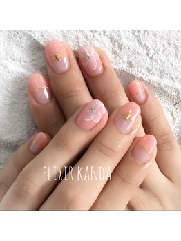 エリクサーネイル 池袋(Elixir Nail)/定額a シンプル/クーポン使用