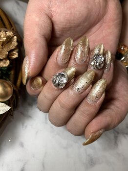 ナナズネイル 西小倉店(NANA's Nail)/マグネットグラデ byNANA