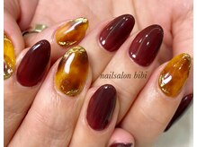 ネイルサロン ビビ(bibi)/秋のべっ甲