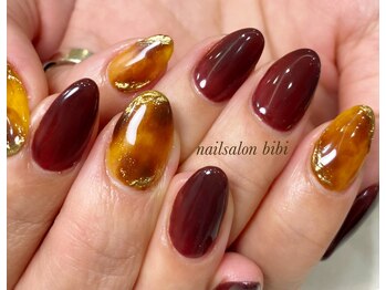 ネイルサロン ビビ(bibi)/秋のべっ甲