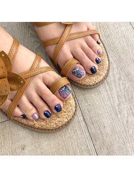 アンカーバイナチュラル アイラッシュ(anchor by natural eyelash)/【FOOT】親指アート♪