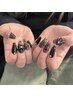 Ｈａｎｄ　【長さだし10本+デザイン自由90分アート♪】¥13.200
