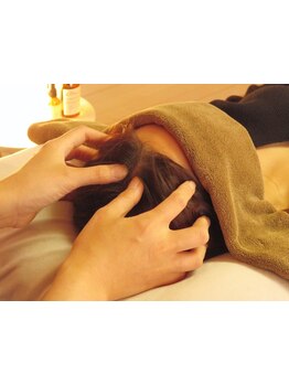 ヘッドスパで癒されたい