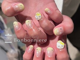 パステルイエローグラデ