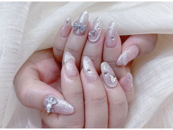 シーシー ネイル アンド アイラッシュ(CeCe Nail&eyelash)/ピンクネイル