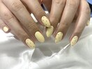 バターイエロー♪ドットネイル