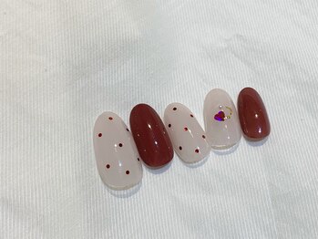 ネイルズ ララ(nails Lala)/バレンタインdesign。