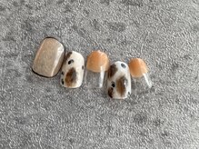 カラ ネイル 中津店(calla nail)/ブラウン×個性派