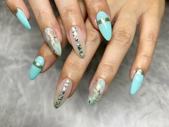エーネイルルーム(A.Nail.room)/夏ニュアンスデザイン