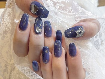 ミナミネイル 新宿店(Minami Nail)/夜空ネイル