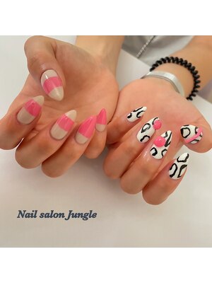 Nail salon Jungle 町田 相模原 フィルイン対応パラジェル【ジャングル】