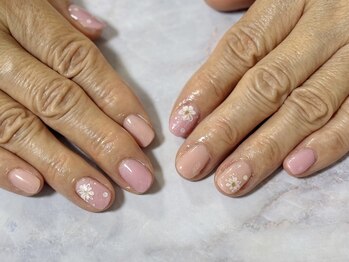 ディースタイル ネイルスタジオ(d-style)/ちょいこだわりシンプル