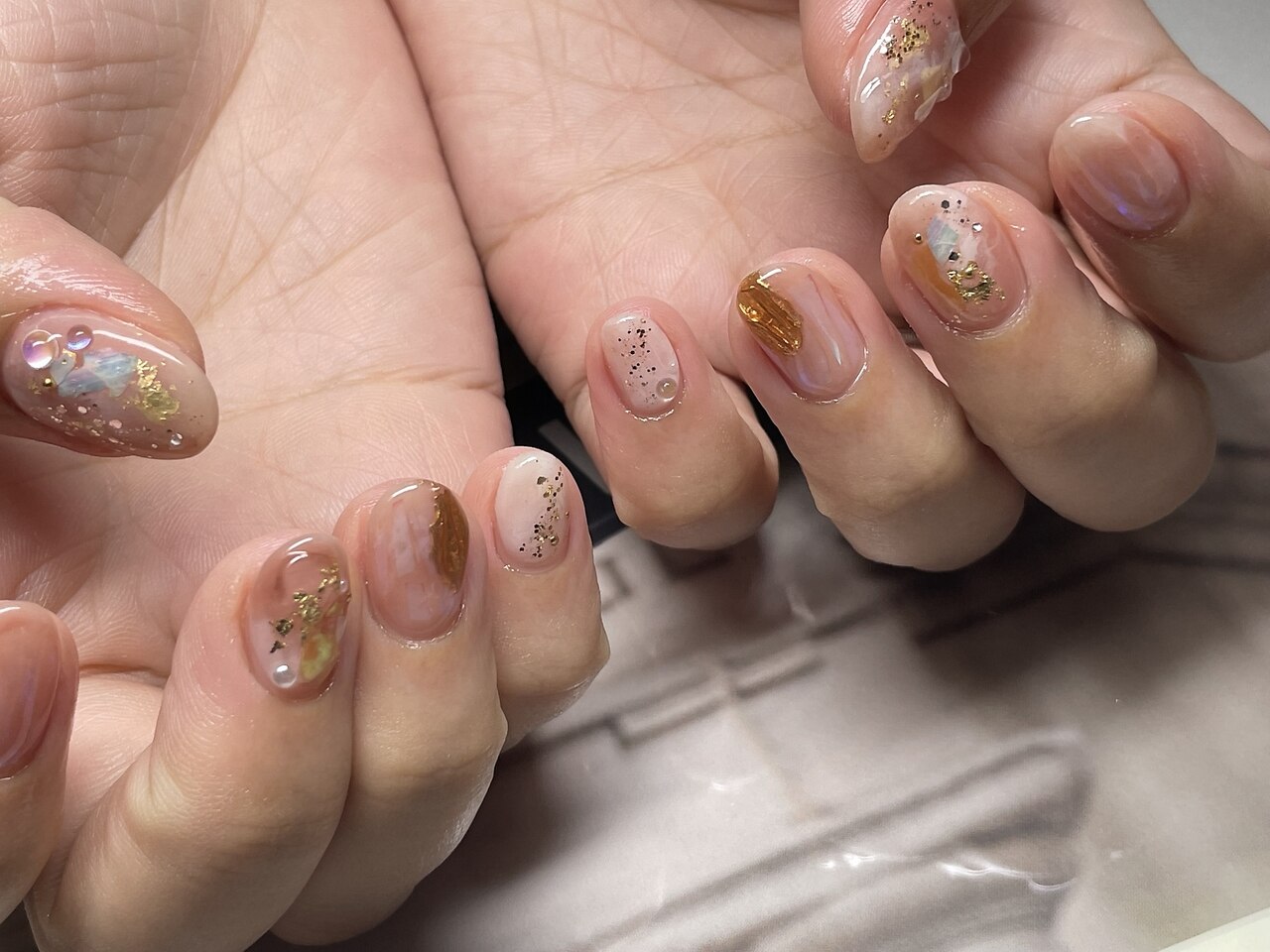 M様専用ネイルチップ Nail☆m様専用ページ オーダー ネイルチップ ♡ M.