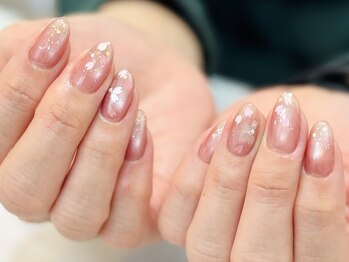 春にぴったり♪桜ネイル