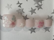 ジェミーネイル エビス(Jemiy nail ebisu)/ピンクシュガーネイル夏12580yen