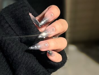 エルナ 新宿(Eluna)/ブルーブラックグラデ 担当西村