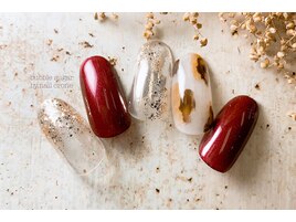 ニュアンス豹柄ネイル