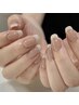 大人シンプルフレンチネイル　8000円