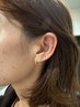 流行りの耳つぼジュエリー☆両耳12個まで　¥3000