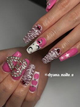 エクアネイルズ(Akuwa nails)/スカルプ◆150分アートやり放題