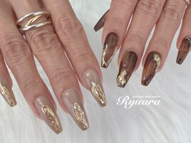 ミラーニュアンスネイル